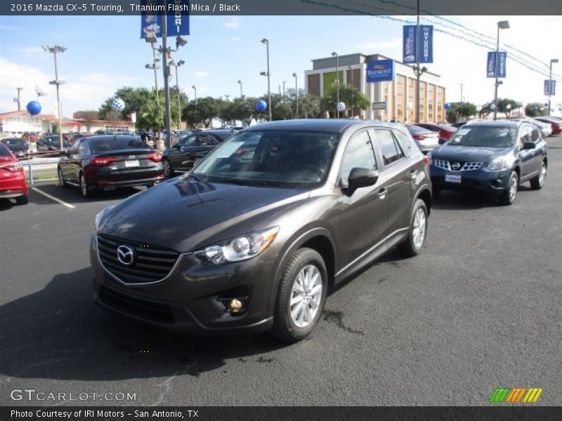 Titanium Flash Mica / Black 2016 Mazda CX-5 Touring