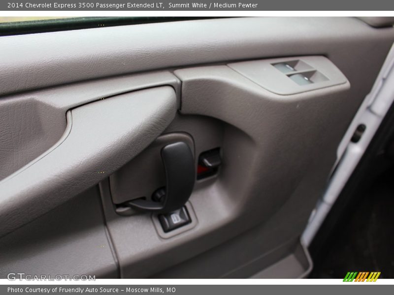 Summit White / Medium Pewter 2014 Chevrolet Express 3500 Passenger Extended LT
