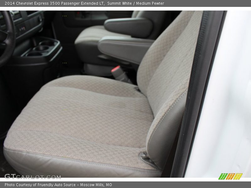Summit White / Medium Pewter 2014 Chevrolet Express 3500 Passenger Extended LT