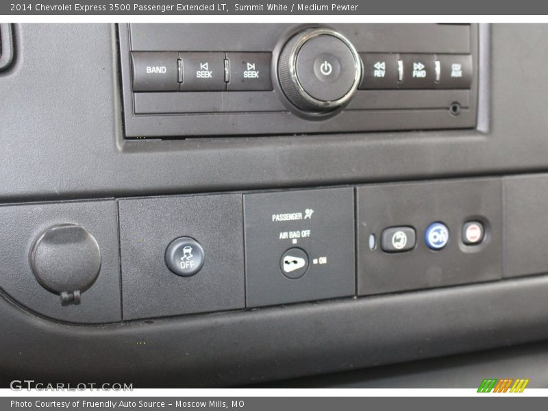 Summit White / Medium Pewter 2014 Chevrolet Express 3500 Passenger Extended LT