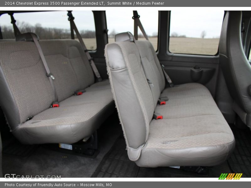 Summit White / Medium Pewter 2014 Chevrolet Express 3500 Passenger Extended LT