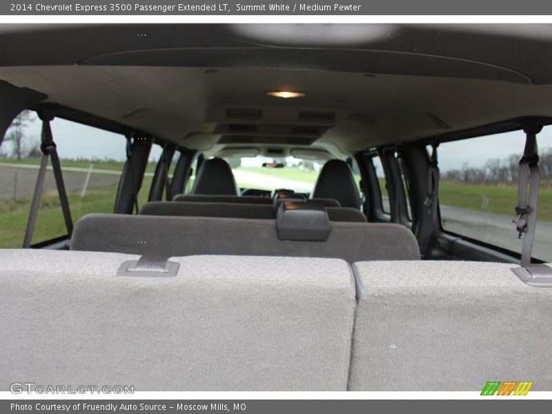 Summit White / Medium Pewter 2014 Chevrolet Express 3500 Passenger Extended LT