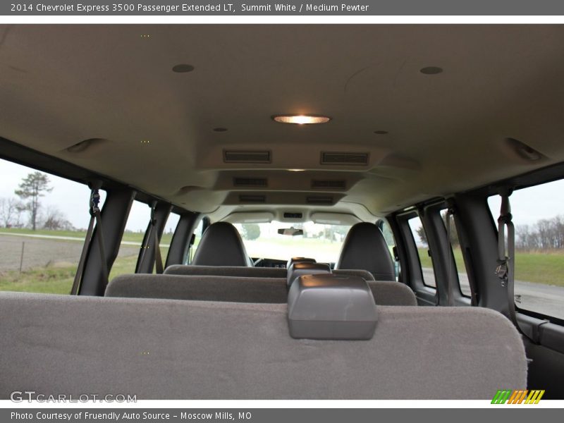 Summit White / Medium Pewter 2014 Chevrolet Express 3500 Passenger Extended LT