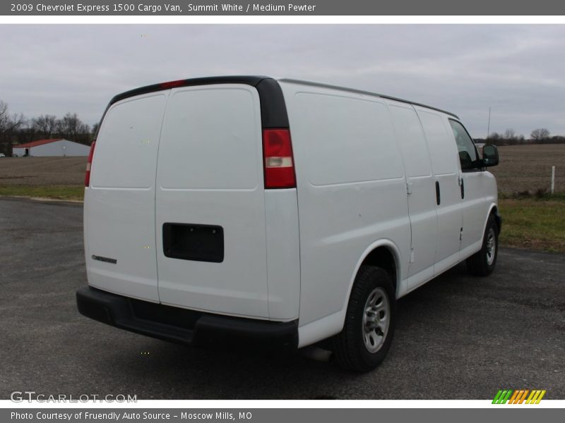 Summit White / Medium Pewter 2009 Chevrolet Express 1500 Cargo Van