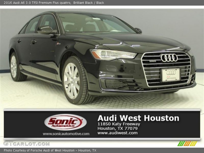 Brilliant Black / Black 2016 Audi A6 3.0 TFSI Premium Plus quattro