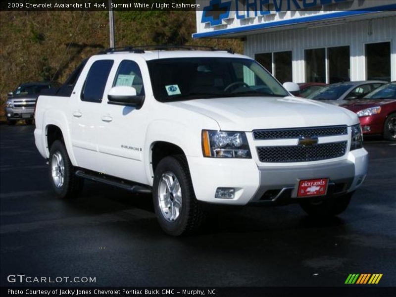 Summit White / Light Cashmere 2009 Chevrolet Avalanche LT 4x4