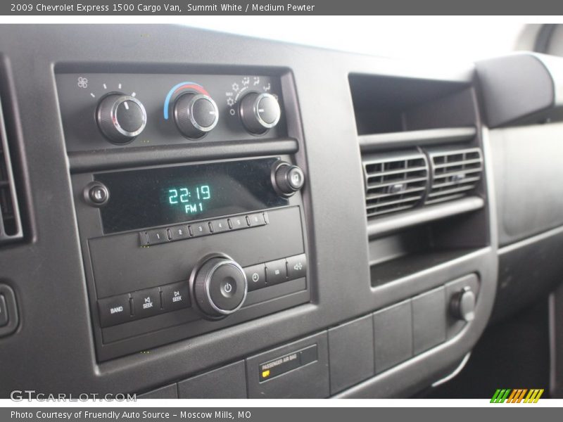 Summit White / Medium Pewter 2009 Chevrolet Express 1500 Cargo Van