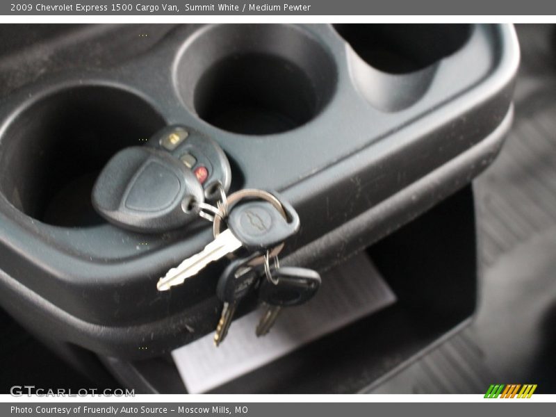 Summit White / Medium Pewter 2009 Chevrolet Express 1500 Cargo Van
