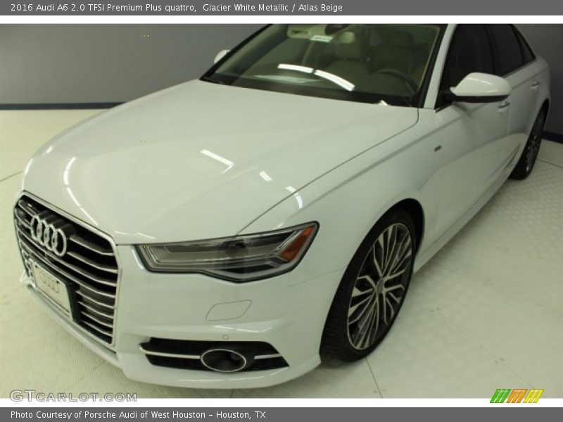 Glacier White Metallic / Atlas Beige 2016 Audi A6 2.0 TFSI Premium Plus quattro