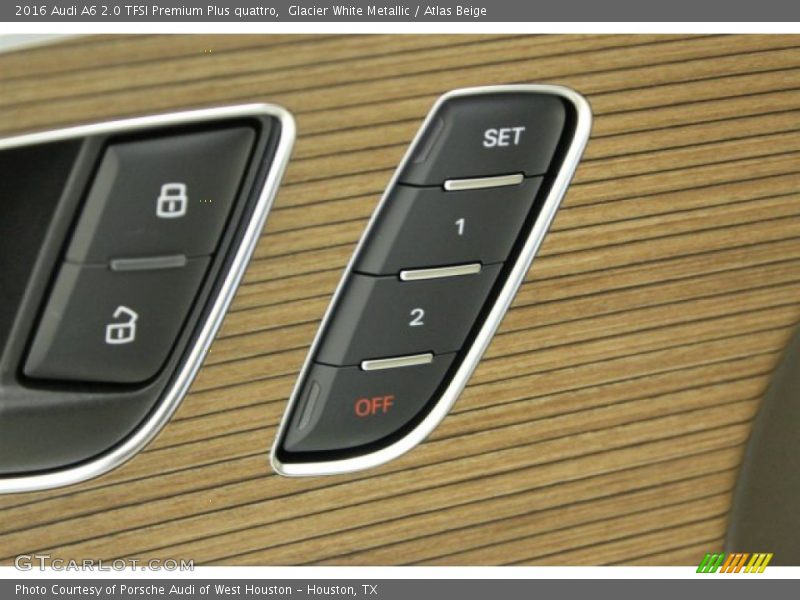 Glacier White Metallic / Atlas Beige 2016 Audi A6 2.0 TFSI Premium Plus quattro