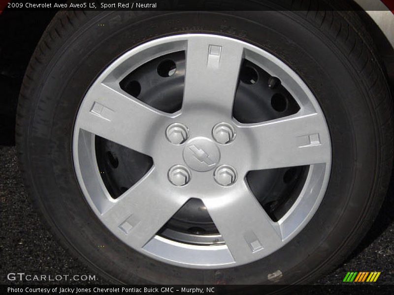 Sport Red / Neutral 2009 Chevrolet Aveo Aveo5 LS