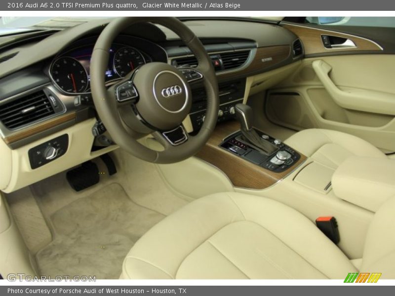 Glacier White Metallic / Atlas Beige 2016 Audi A6 2.0 TFSI Premium Plus quattro