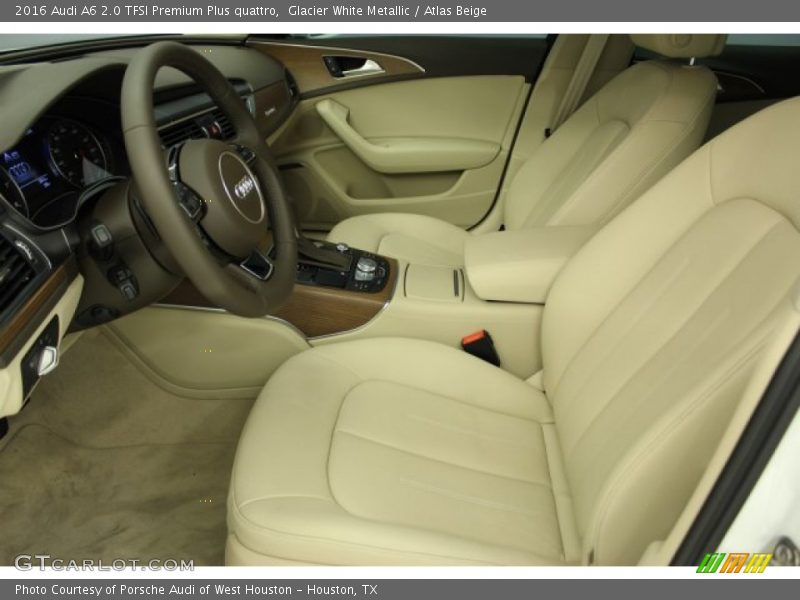 Glacier White Metallic / Atlas Beige 2016 Audi A6 2.0 TFSI Premium Plus quattro