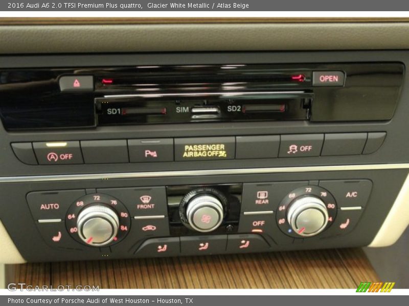 Glacier White Metallic / Atlas Beige 2016 Audi A6 2.0 TFSI Premium Plus quattro