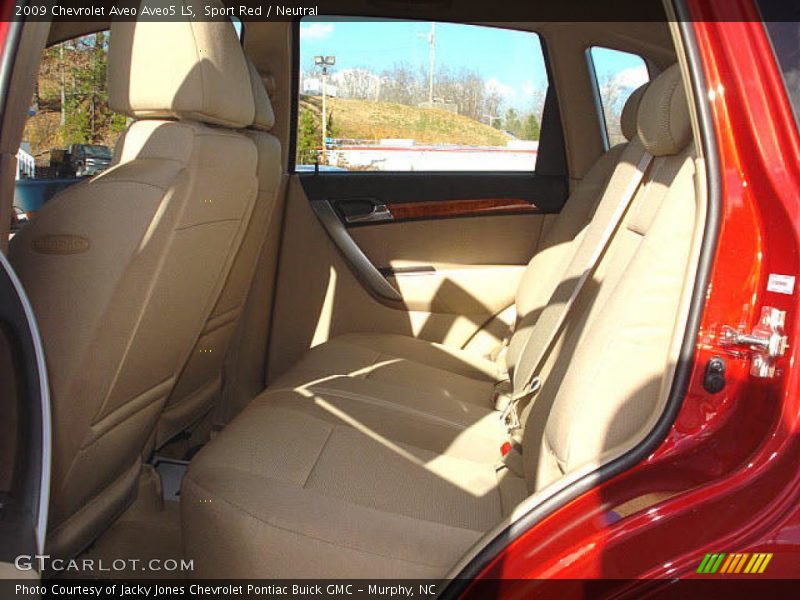 Sport Red / Neutral 2009 Chevrolet Aveo Aveo5 LS