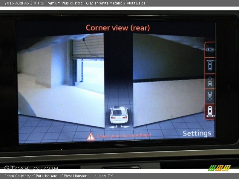 Glacier White Metallic / Atlas Beige 2016 Audi A6 2.0 TFSI Premium Plus quattro