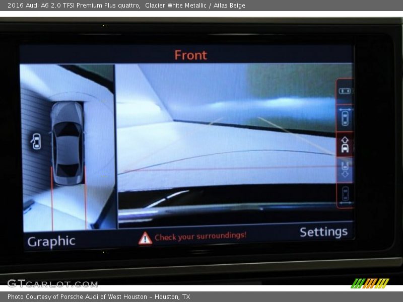 Glacier White Metallic / Atlas Beige 2016 Audi A6 2.0 TFSI Premium Plus quattro