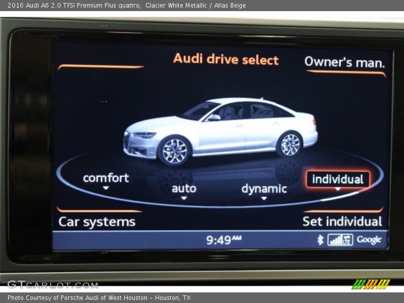 Glacier White Metallic / Atlas Beige 2016 Audi A6 2.0 TFSI Premium Plus quattro