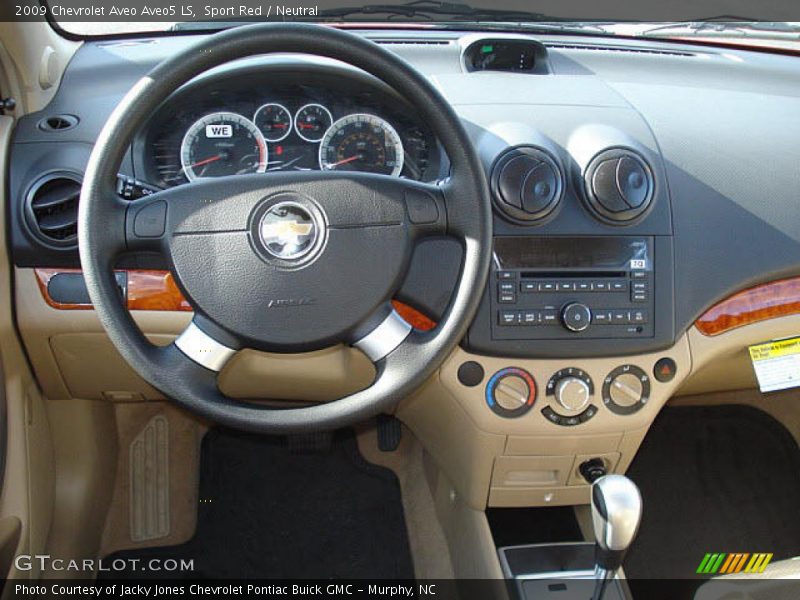 Sport Red / Neutral 2009 Chevrolet Aveo Aveo5 LS