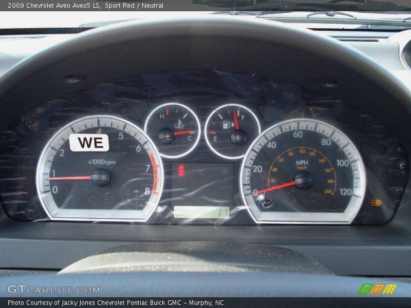 Sport Red / Neutral 2009 Chevrolet Aveo Aveo5 LS