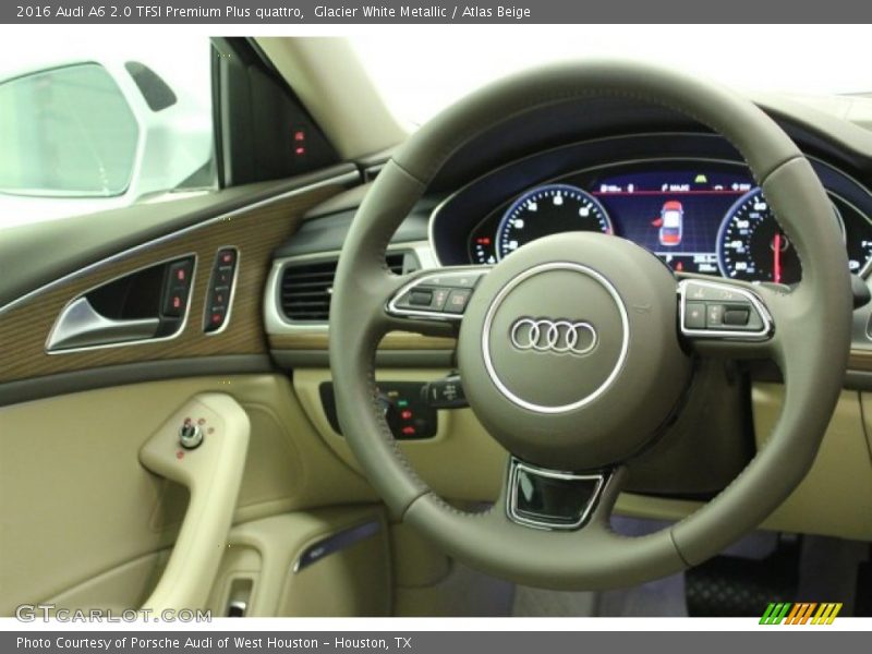 Glacier White Metallic / Atlas Beige 2016 Audi A6 2.0 TFSI Premium Plus quattro