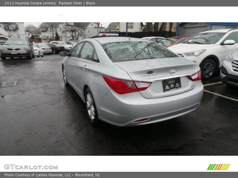 Radiant Silver / Black 2011 Hyundai Sonata Limited