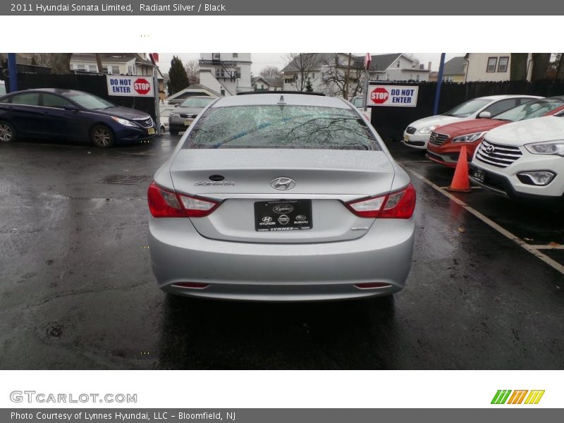 Radiant Silver / Black 2011 Hyundai Sonata Limited