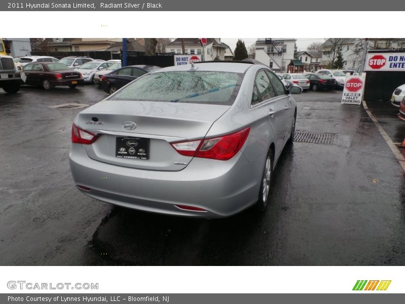 Radiant Silver / Black 2011 Hyundai Sonata Limited