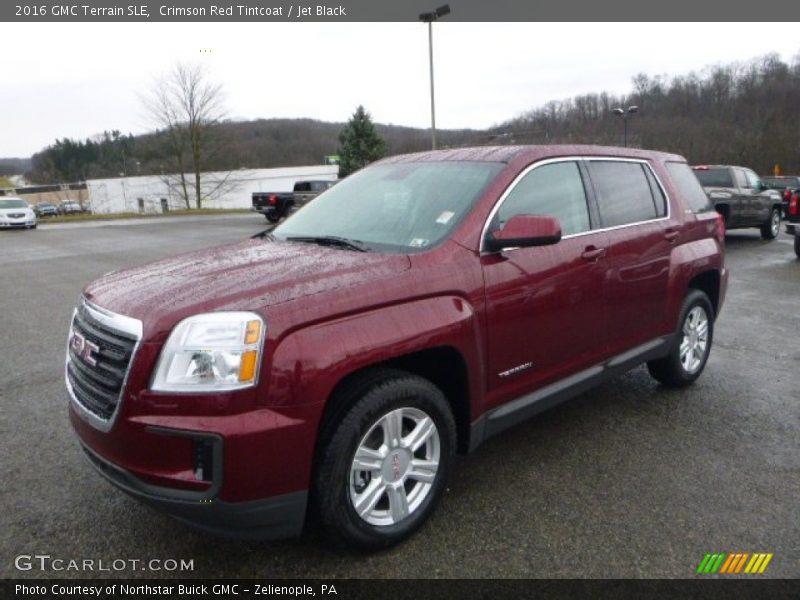 Crimson Red Tintcoat / Jet Black 2016 GMC Terrain SLE