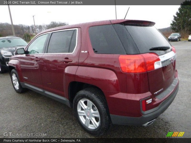 Crimson Red Tintcoat / Jet Black 2016 GMC Terrain SLE