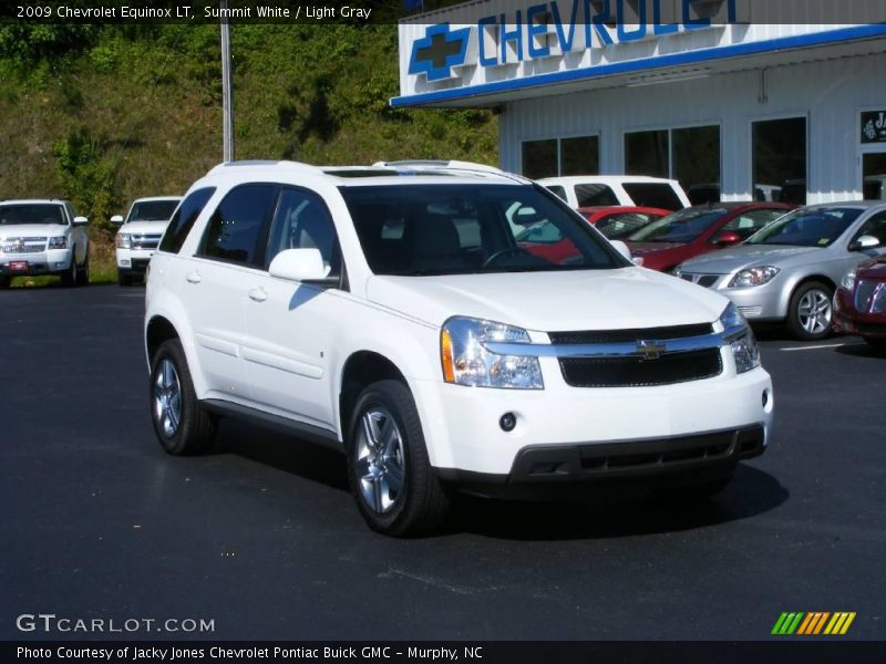 Summit White / Light Gray 2009 Chevrolet Equinox LT