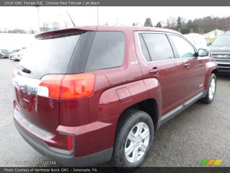 Crimson Red Tintcoat / Jet Black 2016 GMC Terrain SLE