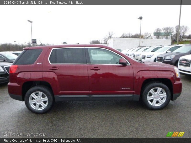 Crimson Red Tintcoat / Jet Black 2016 GMC Terrain SLE