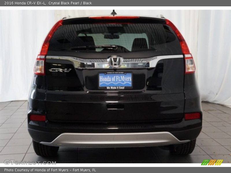 Crystal Black Pearl / Black 2016 Honda CR-V EX-L