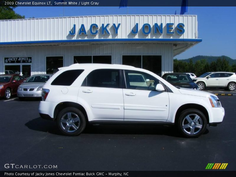 Summit White / Light Gray 2009 Chevrolet Equinox LT