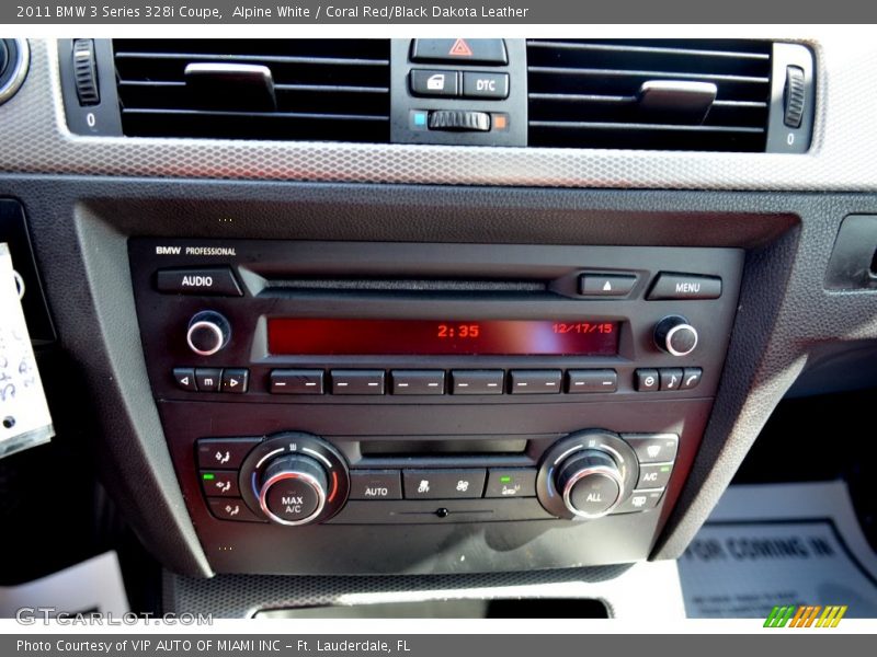 Alpine White / Coral Red/Black Dakota Leather 2011 BMW 3 Series 328i Coupe