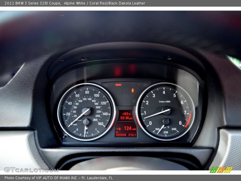 Alpine White / Coral Red/Black Dakota Leather 2011 BMW 3 Series 328i Coupe