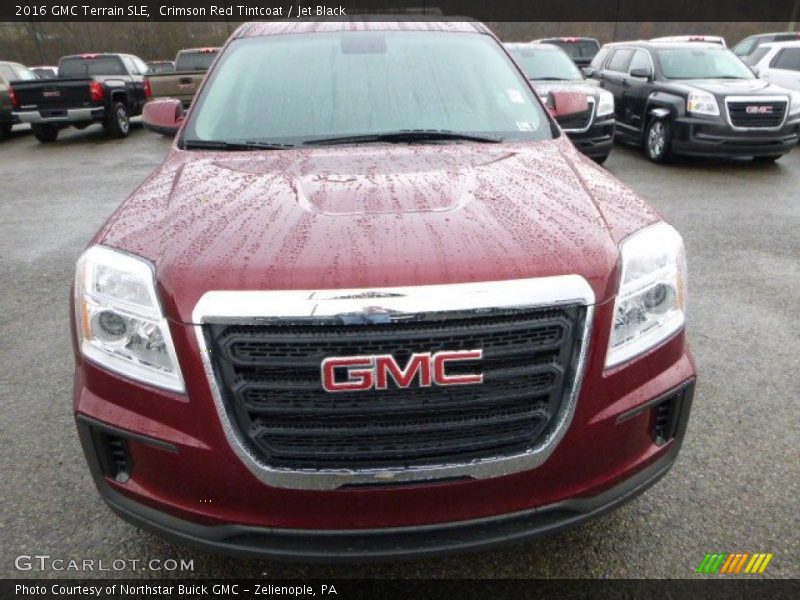 Crimson Red Tintcoat / Jet Black 2016 GMC Terrain SLE