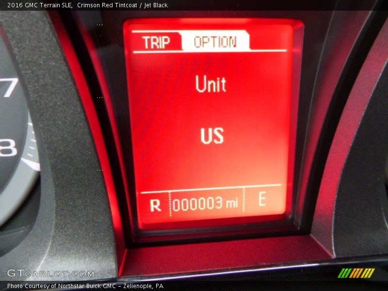 Crimson Red Tintcoat / Jet Black 2016 GMC Terrain SLE
