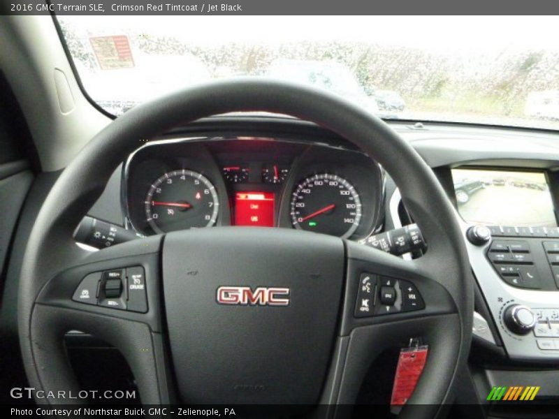 Crimson Red Tintcoat / Jet Black 2016 GMC Terrain SLE