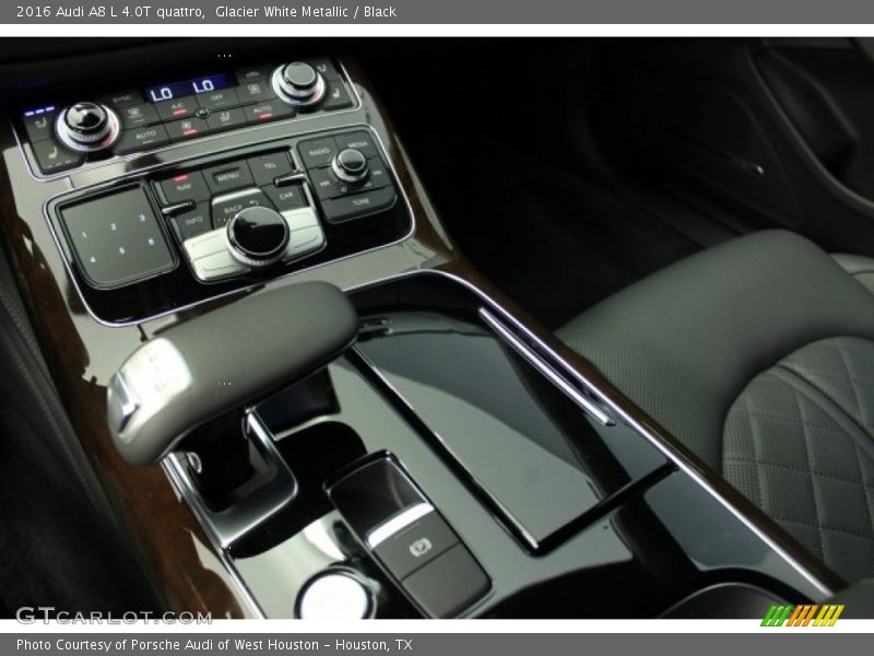Glacier White Metallic / Black 2016 Audi A8 L 4.0T quattro