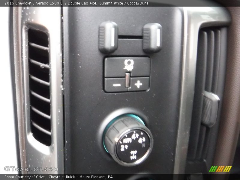 Summit White / Cocoa/Dune 2016 Chevrolet Silverado 1500 LTZ Double Cab 4x4