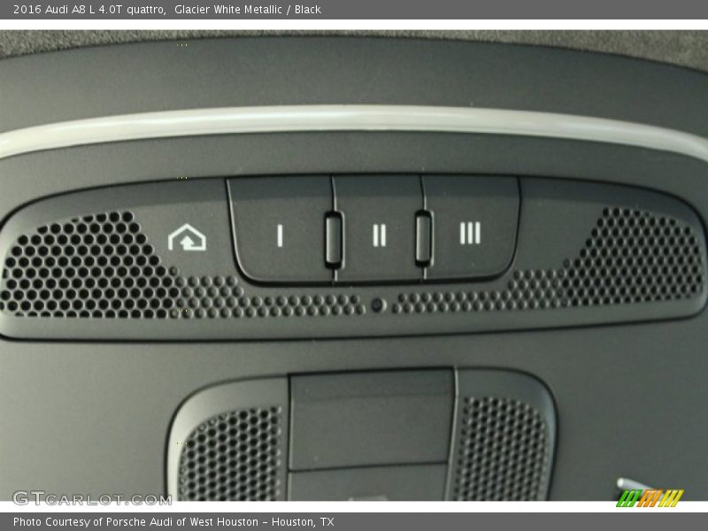 Glacier White Metallic / Black 2016 Audi A8 L 4.0T quattro