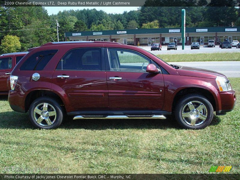 Deep Ruby Red Metallic / Light Cashmere 2009 Chevrolet Equinox LTZ