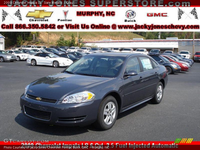 Slate Metallic / Gray 2009 Chevrolet Impala LS