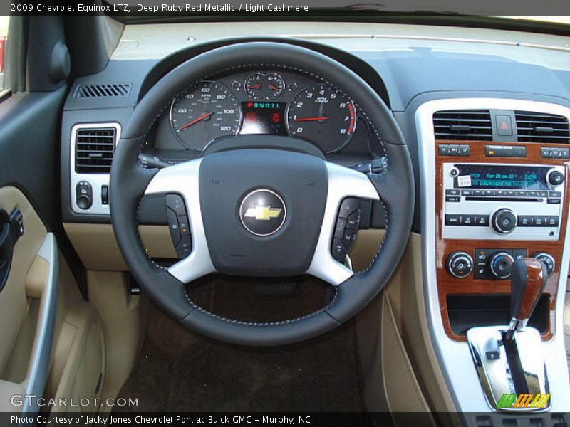 Deep Ruby Red Metallic / Light Cashmere 2009 Chevrolet Equinox LTZ