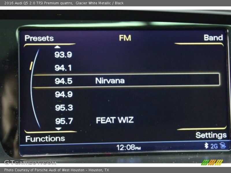 Glacier White Metallic / Black 2016 Audi Q5 2.0 TFSI Premium quattro