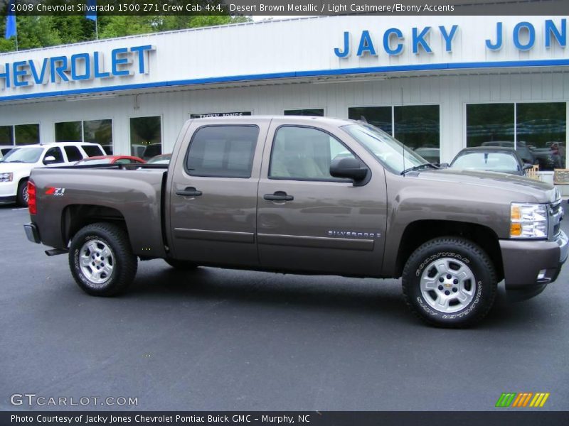 Desert Brown Metallic / Light Cashmere/Ebony Accents 2008 Chevrolet Silverado 1500 Z71 Crew Cab 4x4