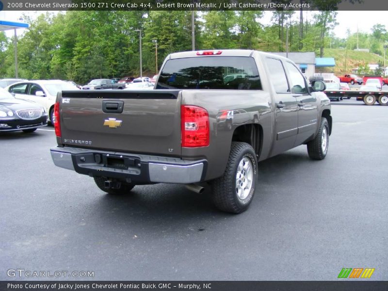Desert Brown Metallic / Light Cashmere/Ebony Accents 2008 Chevrolet Silverado 1500 Z71 Crew Cab 4x4