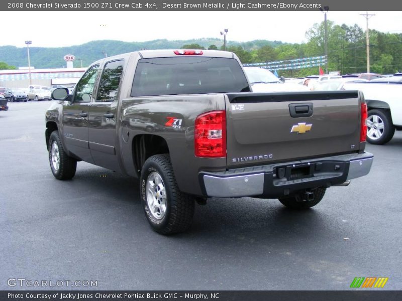 Desert Brown Metallic / Light Cashmere/Ebony Accents 2008 Chevrolet Silverado 1500 Z71 Crew Cab 4x4